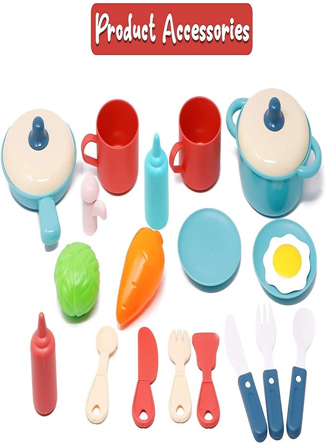Foroly Non-Toxic Plastic Little Chef Carry case Kitchen Toy Play Set, Multicolour, 3 Years and up, Pack of 1 - Image 4